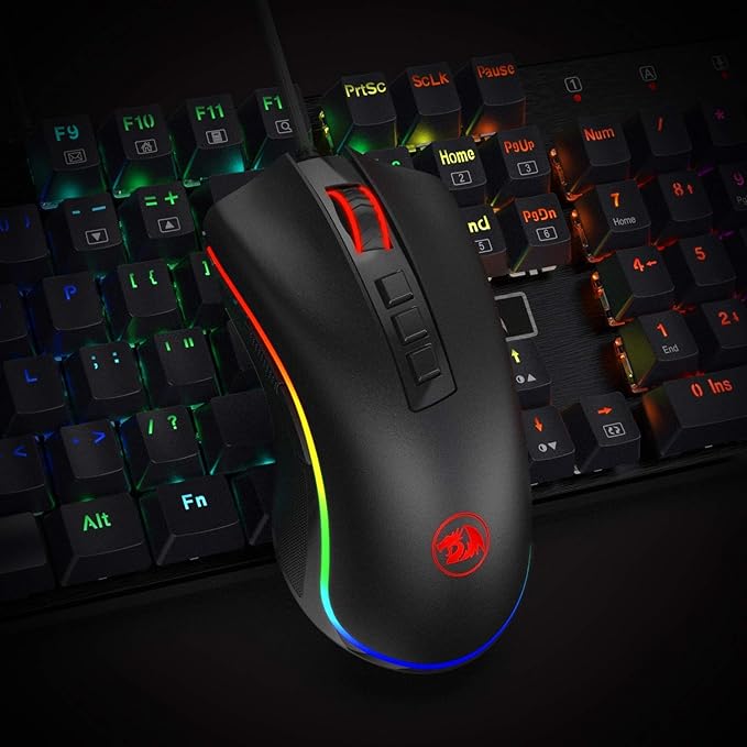 Mouse Gamer Redragon Cobra, Chroma RGB, 10000DPI