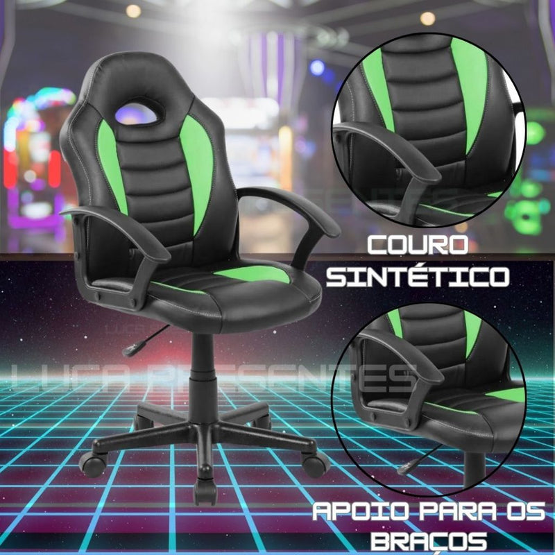 Cadeira Gamer Couro Sintetico