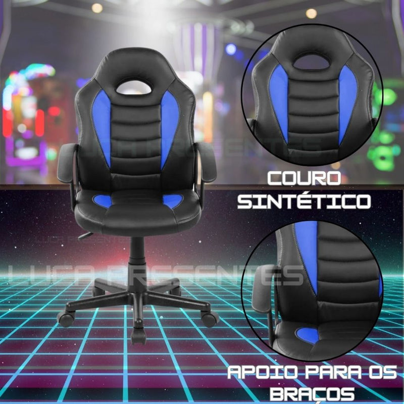 Cadeira Gamer Couro Sintetico